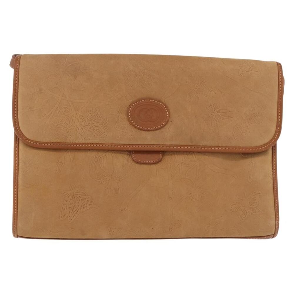 Gucci Leather Dionysus Shoulder Bag Beige